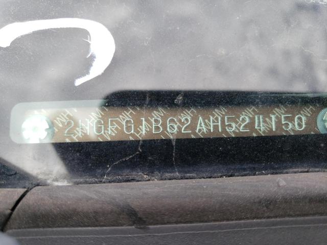 41679353 :رقم المزاد ، 2HGFG1B62AH524150 vin ، 2010 Honda Civic Lx مزاد بيع