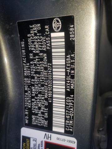 40838813 :رقم المزاد ، 4T1BD1EB2EU034272 vin ، 2014 Toyota Avalon Hybrid مزاد بيع