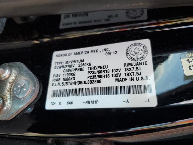 Продаж на аукціоні авто 2013 Acura Rdx, vin: 5J8TB4H35DL802868, номер лоту: 41901023