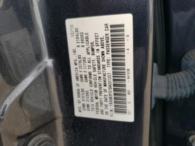 Продажа на аукционе авто 2016 Acura Tlx Tech, vin: 19UUB3F51GA001227, номер лота: 42346543