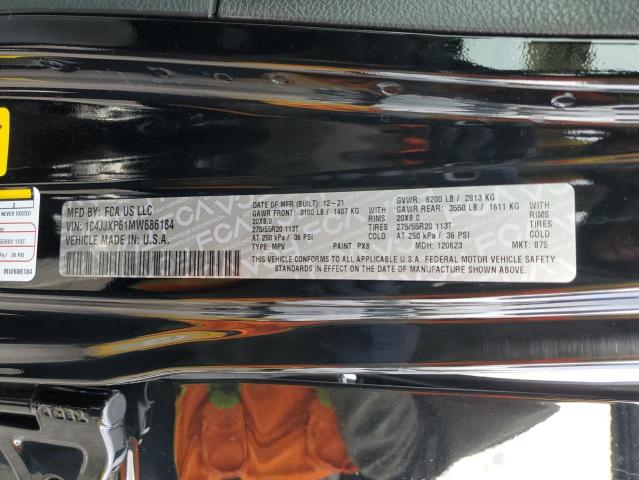 Aukcja sprzedaży 2021 Jeep Wrangler Unlimited Sahara 4xe, vin: 1C4JJXP61MW686184, numer aukcji: 42116663