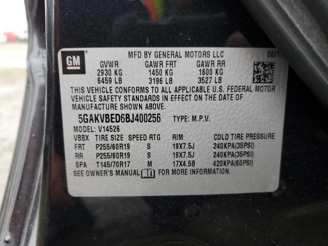 Aukcja sprzedaży 2011 Buick Enclave Cxl, vin: 5GAKVBED6BJ400256, numer aukcji: 41637103