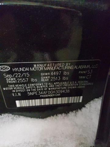 Продаж на аукціоні авто 2016 Hyundai Sonata Sport, vin: 5NPE34AF0GH309438, номер лоту: 42435353