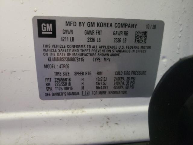 Продаж на аукціоні авто 2021 Buick Encore Gx Preferred, vin: KL4MMBS23MB078115, номер лоту: 42038703