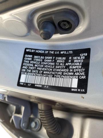 Aukcja sprzedaży 2020 Honda Civic Sport, vin: SHHFK7H47LU411422, numer aukcji: 42221393