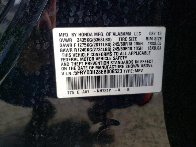 42247013 :رقم المزاد ، 5FRYD3H28EB006523 vin ، 2014 Acura Mdx مزاد بيع