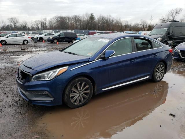 2016 Hyundai Sonata Sport მანქანა იყიდება აუქციონზე, vin: 5NPE34AFXGH273998, აუქციონის ნომერი: 42243303