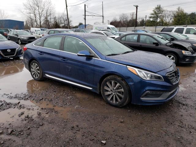 2016 Hyundai Sonata Sport მანქანა იყიდება აუქციონზე, vin: 5NPE34AFXGH273998, აუქციონის ნომერი: 42243303