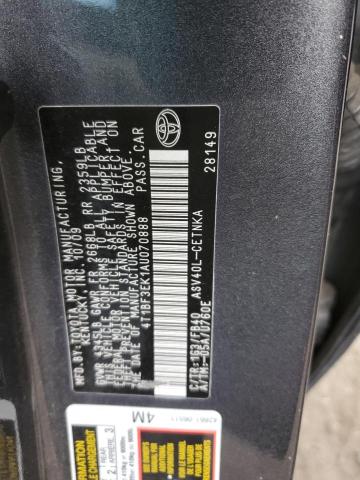 Aukcja sprzedaży 2010 Toyota Camry Base, vin: 4T1BF3EK1AU070888, numer aukcji: 42638843