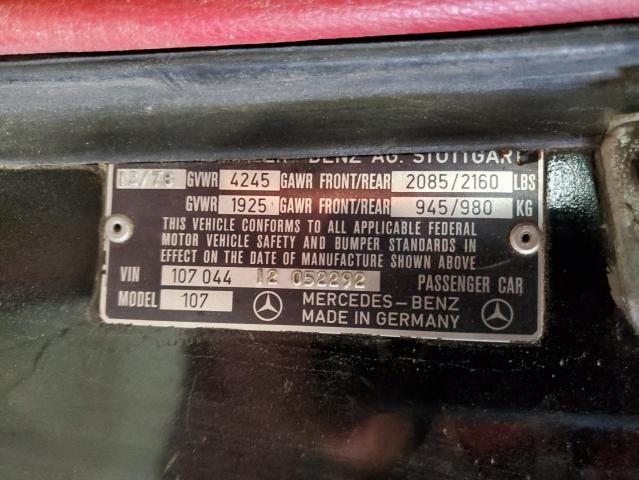 Продажа на аукционе авто 1979 Mercedes-benz 450 Sl, vin: 10704412052292, номер лота: 41909383