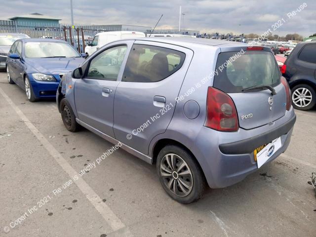 Aukcja sprzedaży 2010 Nissan Pixo N-tec, vin: MBHHFD31S00322342, numer aukcji: 42461993