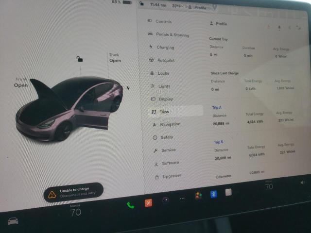 Продаж на аукціоні авто 2022 Tesla Model 3, vin: 5YJ3E1EA6NF287066, номер лоту: 42870153