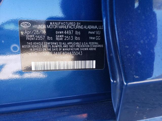 Aukcja sprzedaży 2016 Hyundai Sonata Sport, vin: 5NPE34AF4GH435043, numer aukcji: 42956393