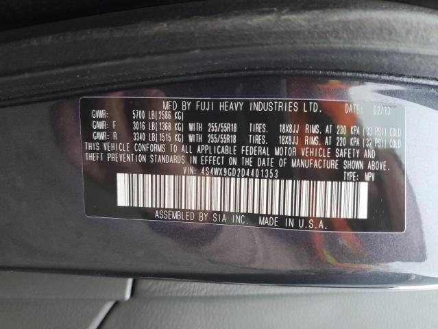 Aukcja sprzedaży 2013 Subaru Tribeca Limited, vin: 4S4WX9GD2D4401353, numer aukcji: 42873763