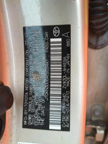 Продаж на аукціоні авто 2010 Toyota Prius, vin: JTDKN3DU0A0203447, номер лоту: 41967263