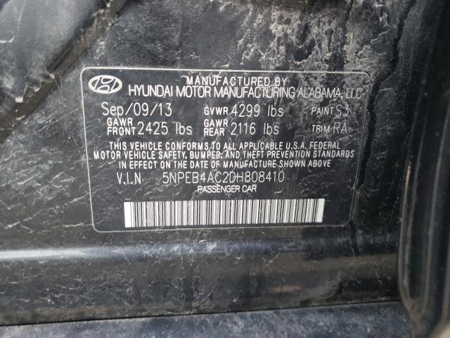 Aukcja sprzedaży 2013 Hyundai Sonata Gls, vin: 5NPEB4AC2DH808410, numer aukcji: 43368703