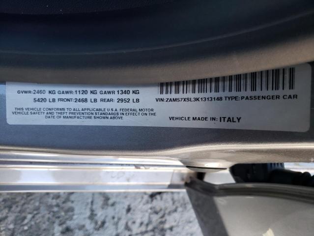 Aukcja sprzedaży 2019 Maserati Ghibli Luxury, vin: ZAM57XSL3K1313148, numer aukcji: 43400263