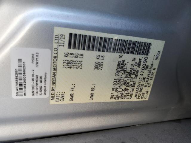 Aukcja sprzedaży 2020 Nissan Maxima Sl, vin: 1N4AA6DV7LC370090, numer aukcji: 43230413