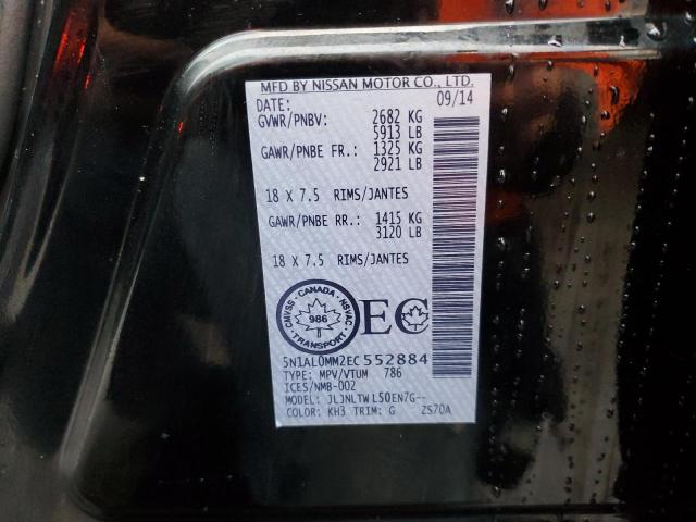 Aukcja sprzedaży 2014 Infiniti Qx60, vin: 5N1AL0MM2EC552884, numer aukcji: 42422583