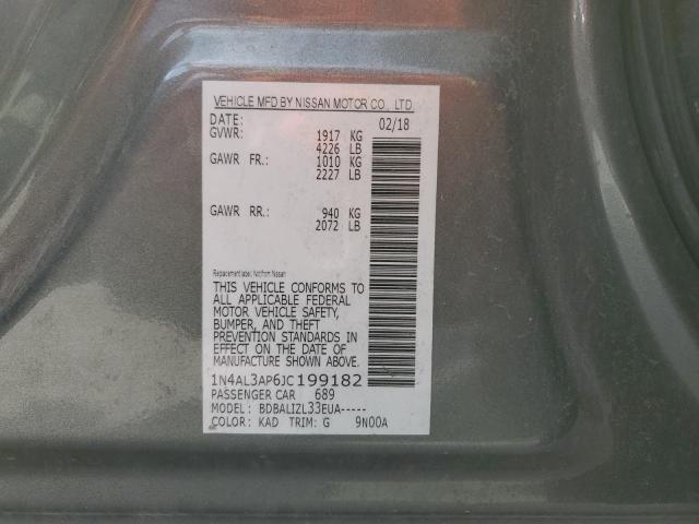 Aukcja sprzedaży 2018 Nissan Altima 2.5, vin: 1N4AL3AP6JC199182, numer aukcji: 43473933