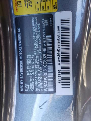 Продажа на аукционе авто 2012 Bmw 640 I, vin: WBALW3C51CC892098, номер лота: 43325893