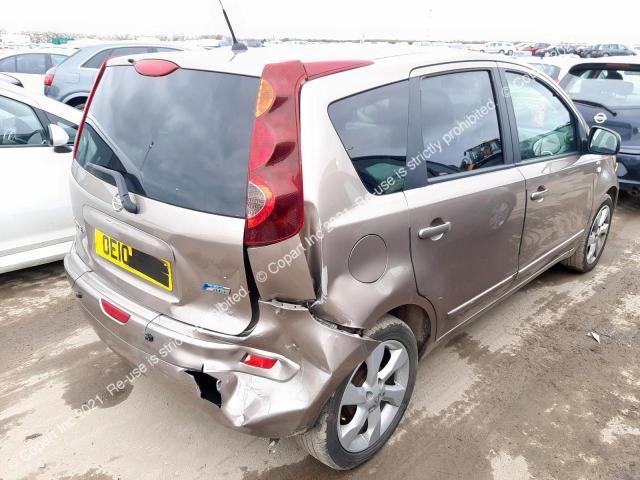 2010 Nissan Note N-tec მანქანა იყიდება აუქციონზე, vin: SJNFDAE11U2081486, აუქციონის ნომერი: 43166263