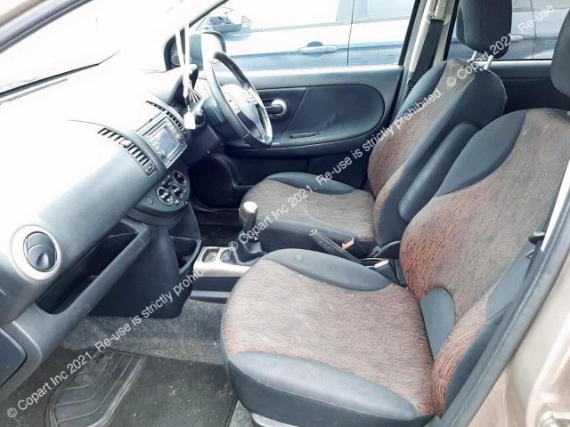 2010 Nissan Note N-tec მანქანა იყიდება აუქციონზე, vin: SJNFDAE11U2081486, აუქციონის ნომერი: 43166263