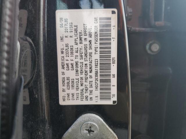 2008 Honda Accord Lx მანქანა იყიდება აუქციონზე, vin: 1HGCP26398A118223, აუქციონის ნომერი: 43583593