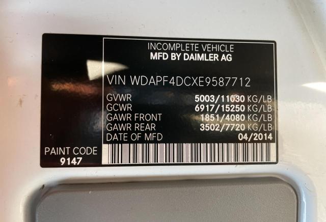 Продаж на аукціоні авто 2014 Mercedes-benz Sprinter 3500, vin: WDAPF4DCXE9587712, номер лоту: 43774193