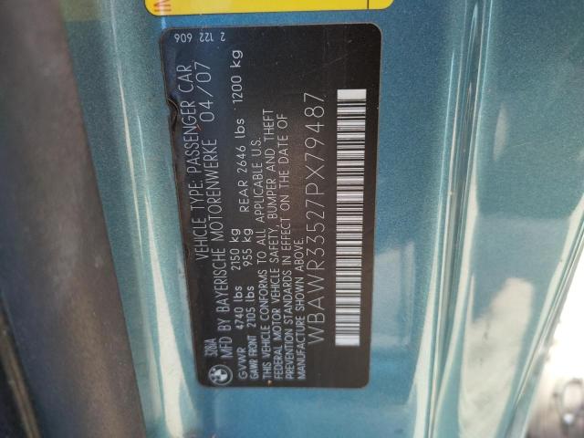Aukcja sprzedaży 2007 Bmw 328 I Sulev, vin: WBAWR33527PX79487, numer aukcji: 43737253