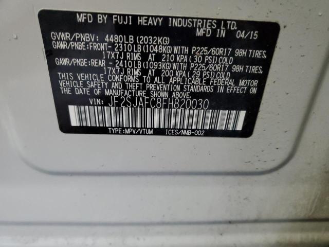 Aukcja sprzedaży 2015 Subaru Forester 2.5i Premium, vin: JF2SJAFC8FH820030, numer aukcji: 43462993