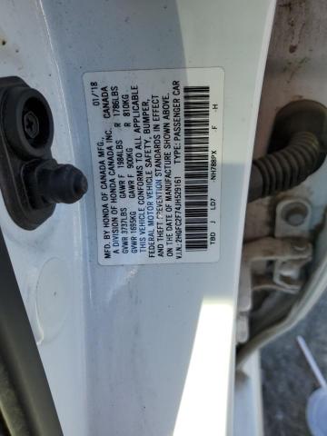 2018 Honda Civic Ex მანქანა იყიდება აუქციონზე, vin: 2HGFC2F74JH529161, აუქციონის ნომერი: 43651063