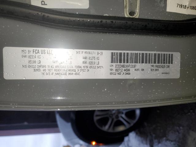 Продаж на аукціоні авто 2019 Dodge Charger Sxt, vin: 2C3CDXBG1KH713187, номер лоту: 43731273