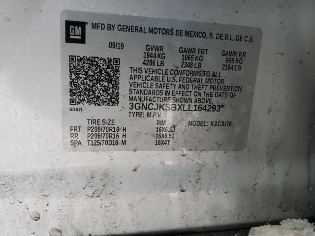 Aukcja sprzedaży 2020 Chevrolet Trax Ls, vin: 3GNCJKSBXLL164293, numer aukcji: 43501483