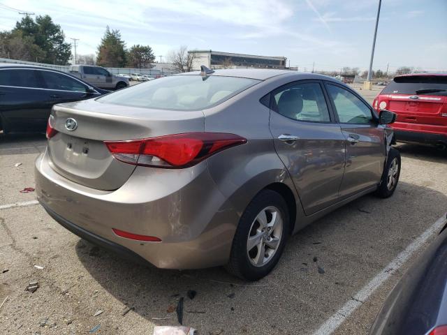 Продаж на аукціоні авто 2014 Hyundai Elantra Se, vin: 5NPDH4AE9EH460294, номер лоту: 43633683