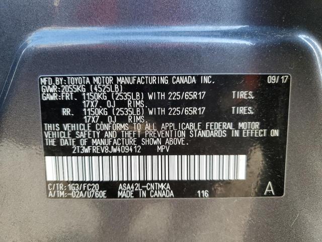 Aukcja sprzedaży 2018 Toyota Rav4 Adventure, vin: 2T3WFREV8JW409412, numer aukcji: 43574063