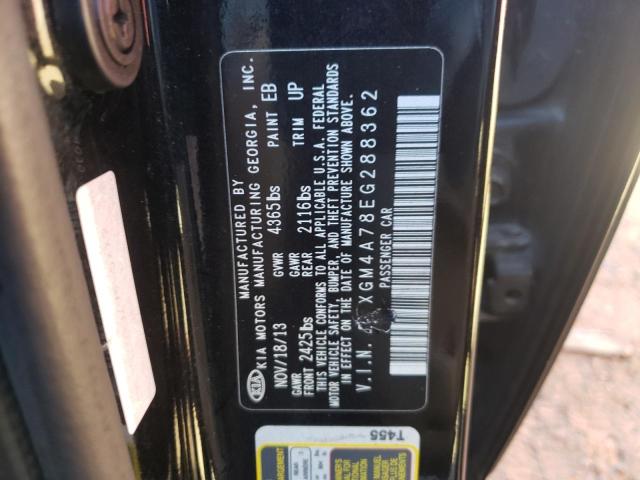 2014 Kia Optima Lx მანქანა იყიდება აუქციონზე, vin: 5XXGM4A78EG288362, აუქციონის ნომერი: 43490093