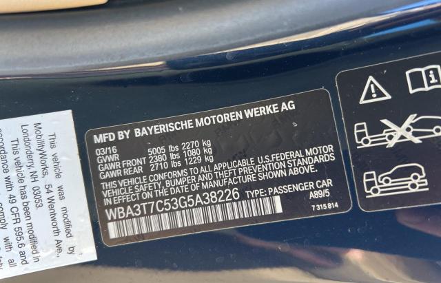 Aukcja sprzedaży 2016 Bmw 435 Xi, vin: WBA3T7C53G5A38226, numer aukcji: 43941313