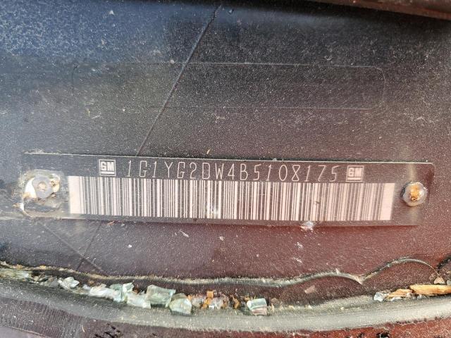 2011 Chevrolet Corvette მანქანა იყიდება აუქციონზე, vin: 1G1YG2DW4B5108175, აუქციონის ნომერი: 43788663