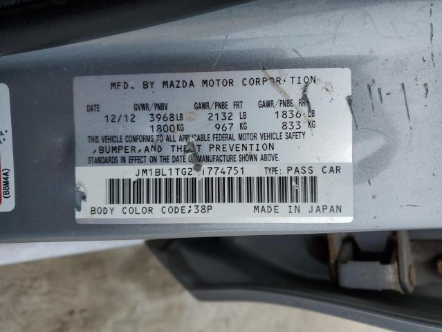 Aukcja sprzedaży 2013 Mazda 3 I, vin: JM1BL1TG2D1774751, numer aukcji: 43852733