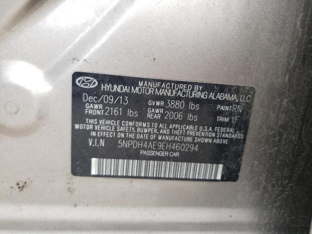 Продаж на аукціоні авто 2014 Hyundai Elantra Se, vin: 5NPDH4AE9EH460294, номер лоту: 43633683