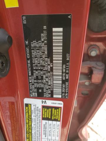 Aukcja sprzedaży 2010 Toyota Venza, vin: 4T3ZA3BB9AU031197, numer aukcji: 43782163