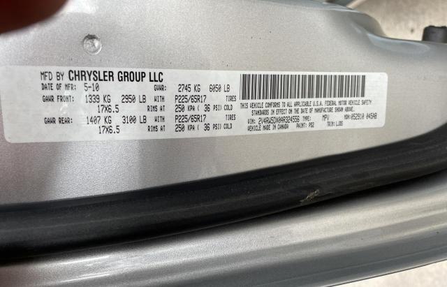 Продаж на аукціоні авто 2010 Volkswagen Routan Sel, vin: 2V4RW5DX0AR324556, номер лоту: 43983763