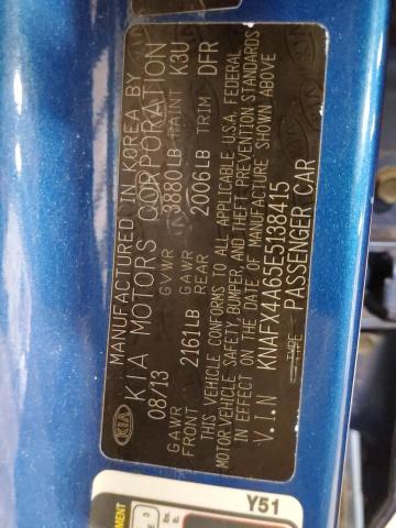 Aukcja sprzedaży 2014 Kia Forte Lx, vin: KNAFX4A65E5138415, numer aukcji: 43608983