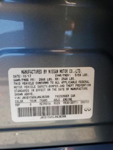 Aukcja sprzedaży 2018 Infiniti Q50 Luxe, vin: JN1EV7AR4JM438398, numer aukcji: 43145243