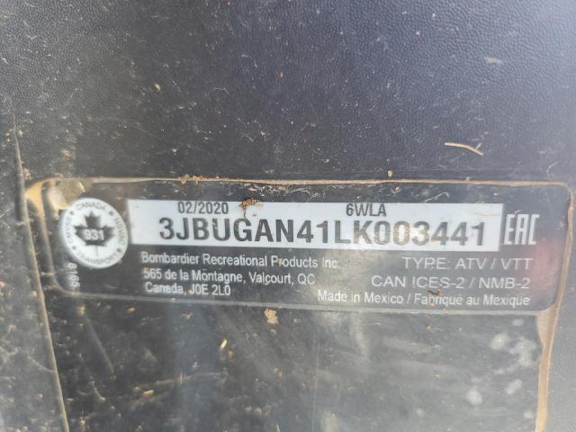 2020 Can-am Defender Hd8 მანქანა იყიდება აუქციონზე, vin: 3JBUGAN41LK003441, აუქციონის ნომერი: 43492543