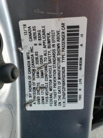 Aukcja sprzedaży 2019 Honda Civic Lx, vin: 2HGFC2F66KH523628, numer aukcji: 43666373