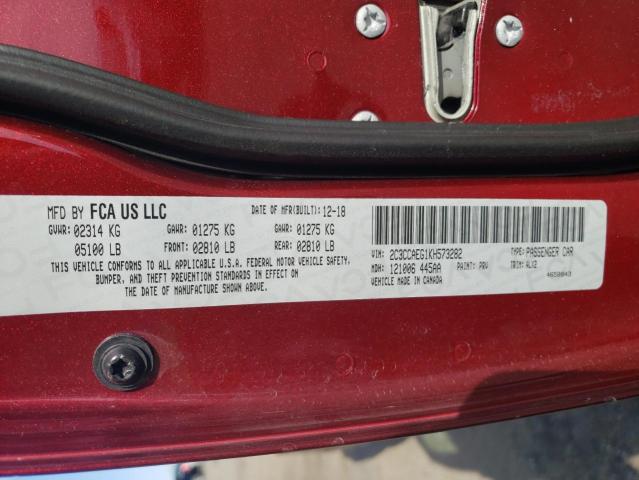 Aukcja sprzedaży 2019 Chrysler 300 Limited, vin: 2C3CCAEG1KH573282, numer aukcji: 43751003