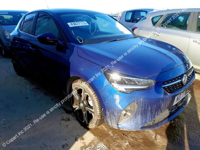 Auction sale of the 2021 Vauxhall Corsa Elit, vin: VXKUPHMHDM4319425, lot number: 43677113