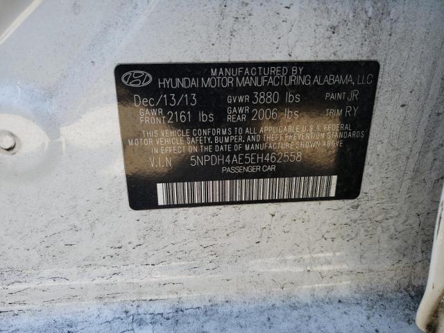 2014 Hyundai Elantra Se მანქანა იყიდება აუქციონზე, vin: 5NPDH4AE5EH462558, აუქციონის ნომერი: 43769123